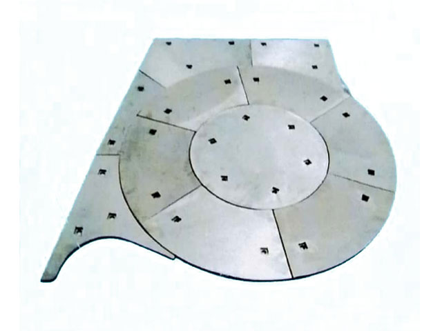 Q3210履带式抛丸机护板